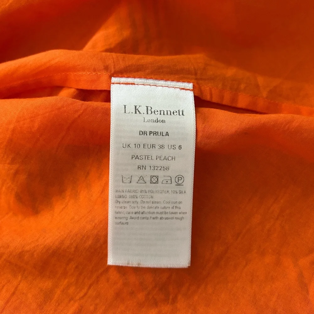 LK Bennett Prula Graphic Floral Midi Dress - Picture 6 of 9